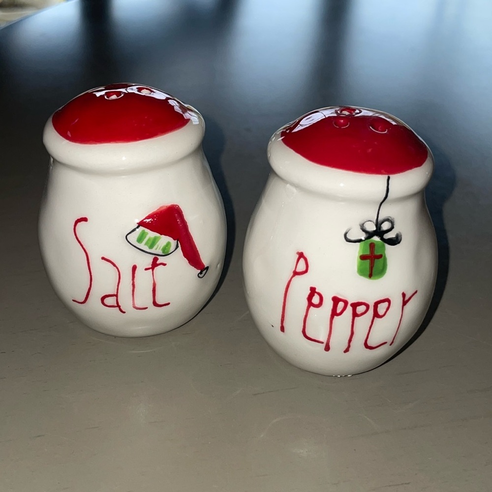 Joy Christmas Salt & Pepper Shakers